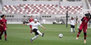 مباراة ودية في كرة القدم للسيدات بمشاركة لاعبات المنتخب الأفغاني