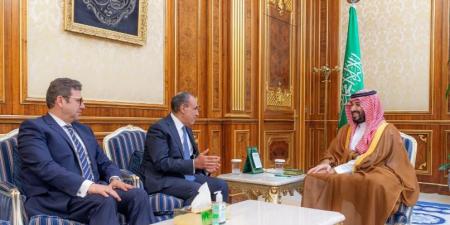 وزير الخارجية يسلم ولي العهد السعودي رسالة خطية من الرئيس السيسي