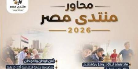 اليوم الثالث لمنتدى مصر 2026 ...أمن الوطن والحماية الاجتماعية والأمن الغذائي والمائي أبرز ملفات.. وتطوير الاستجابة الأمنية والاستعداد للأزمات