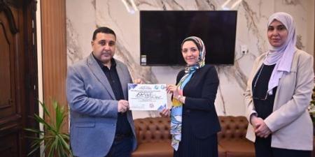 مياه القناة تكرّم دكتورة حصلت على المركز الثاني بالمبادرة الوطنية للمشروعات الخضراء :اليوم السابع