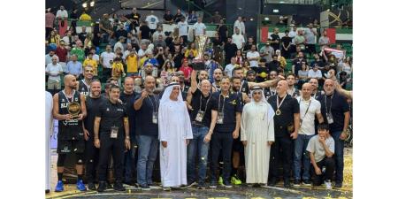"الرياضي اللبناني" يتوج بلقب بطولة شباب الأهلي الدولية لكرة السلة