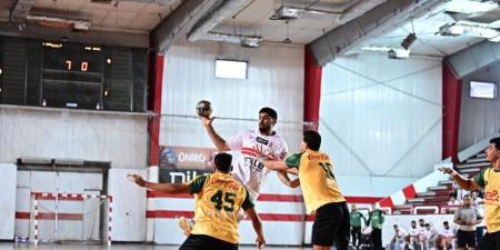 الزمالك يستهل مشواره في دوري المحترفين لكرة اليد بالفوز على المعادي