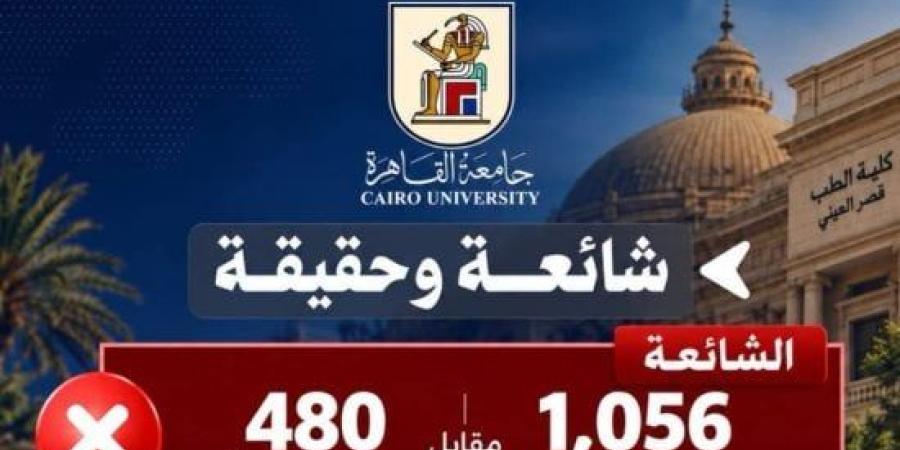 جامعة القاهرة توضح حقيقة أعداد الطلاب السعوديين بكلية طب قصر العيني :اليوم السابع
