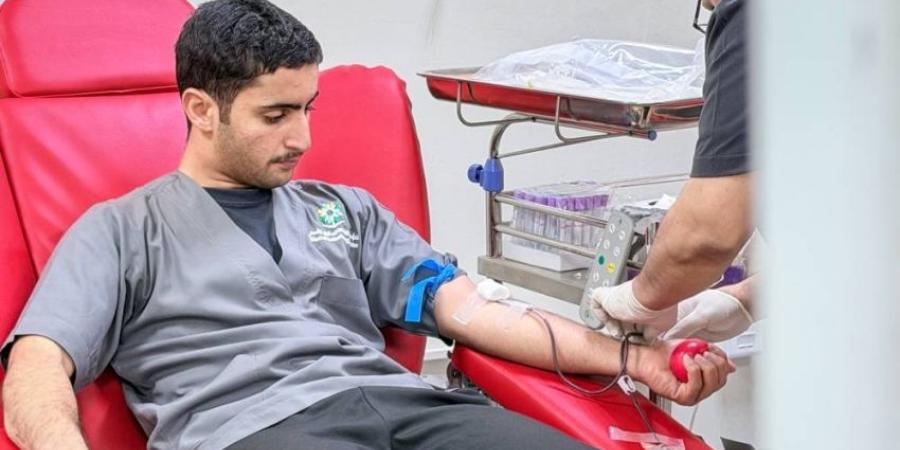 المعهد الصناعي وفرع التقنية بعفيف يشاركان في حملة للتبرع بالدم