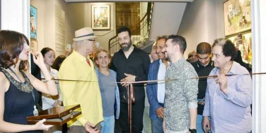 افتتاح معرض رقم 4 للفنان مراد درويش بجاليري ضي الزمالك