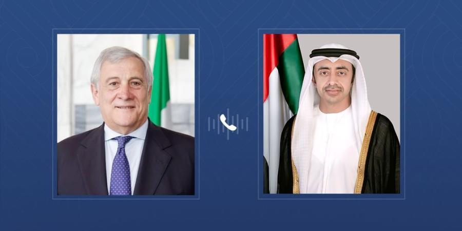 عبدالله بن زايد وتاجاني يبحثان العلاقات الاستراتيجية والتطورات الإقليمية