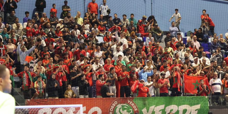 الجمهور المغربي نجم آخر في تتويج المنتخب بكأس إفريقيا داخل القاعة