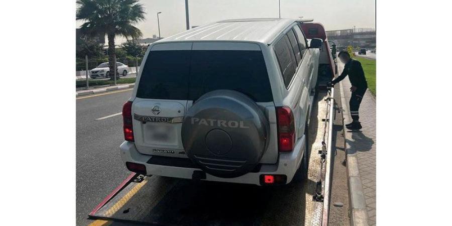 شرطة دبي تحجز 1630 مركبة بسبب الضجيج وتعديل المحركات والهياكل