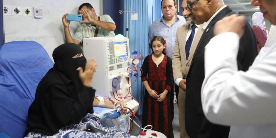 مجاور يفتتح وحدتي غسيل كلوي وعناية مركزة للأطفال في شمال سيناء